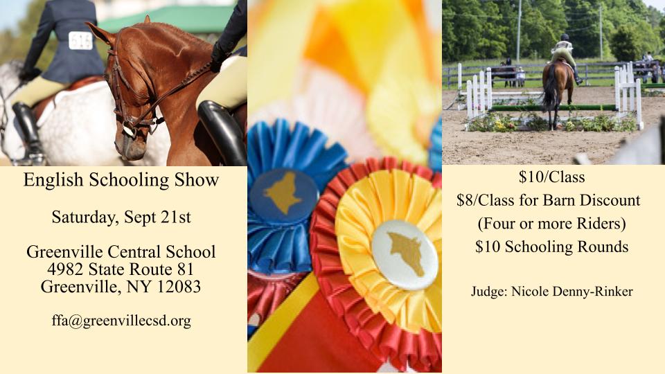 Greenville FFA English Schooling Show